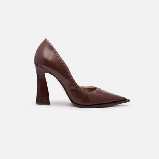 Scarpin Em Couro