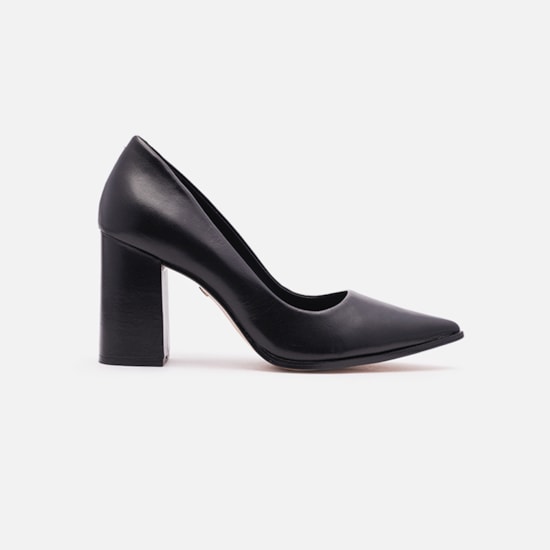 Scarpin Em Couro