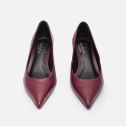Scarpin Em Couro