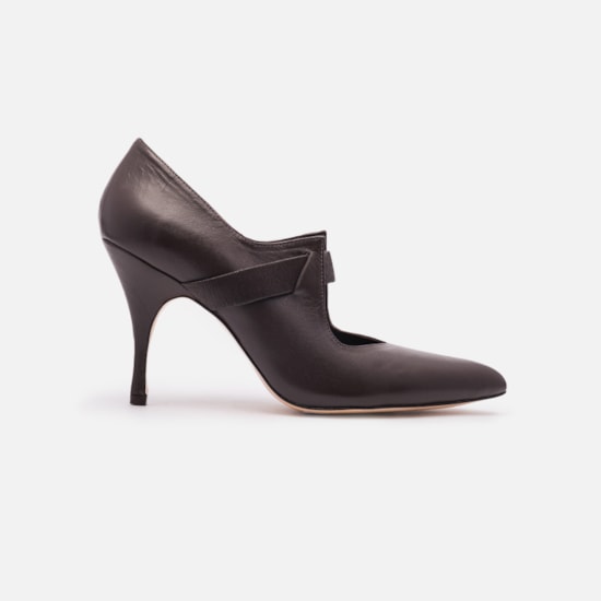 Scarpin Em Couro