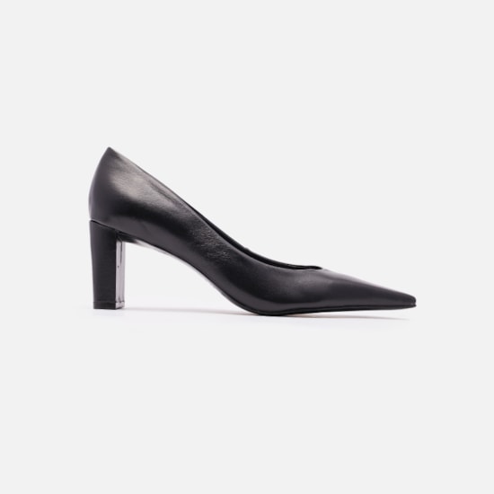 Scarpin Em Couro