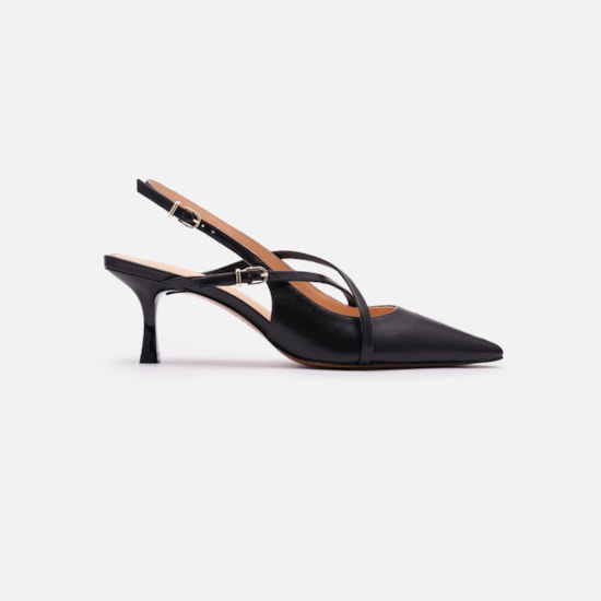Scarpin Em Couro
