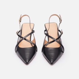 Scarpin Em Couro