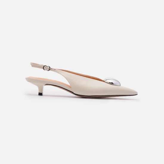 Scarpin Em Couro