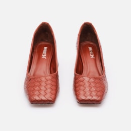 Scarpin Quadriculado