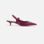 Slingback Em Couro