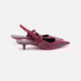 Slingback Em Couro