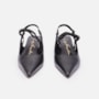 Slingback Em Couro