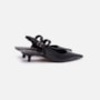 Slingback Em Couro