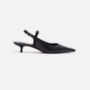 Slingback Em Couro