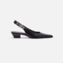 Slingback Em Couro