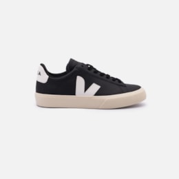 Tenis Veja Campo Chfree Leather Black White