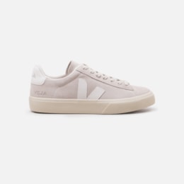 Tenis Veja Campo Suede Natural White