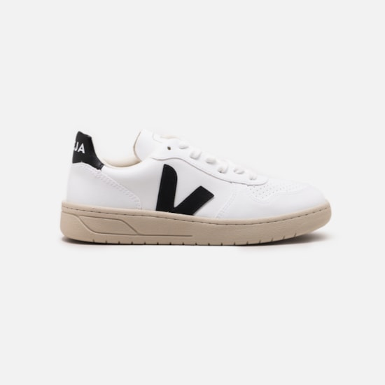 Tenis Veja V-10 Cwl White Black