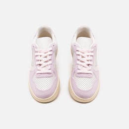Tenis Veja V-10 Leather Gravel Menthol Parme