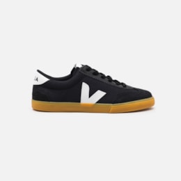 Tenis Veja Volley Canvas Black White Natural