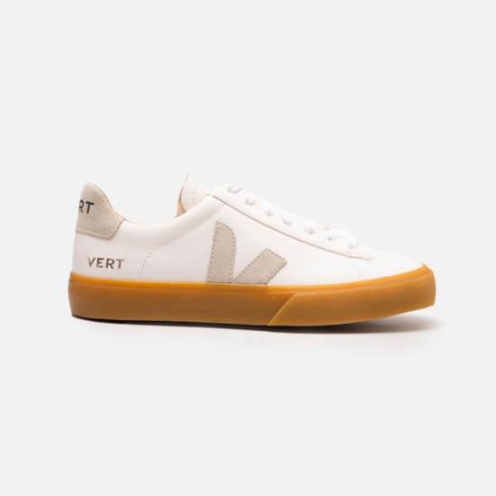 Tenis Vert Campo Chromefree Leather Extra White Na