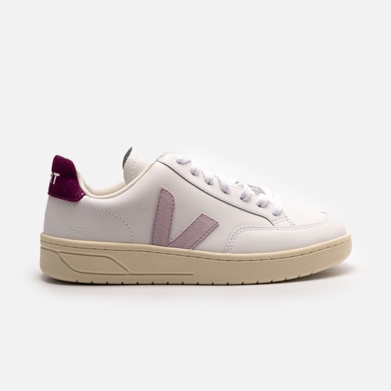 Tenis Vert V-12 Leather Extra White Parme Magenta